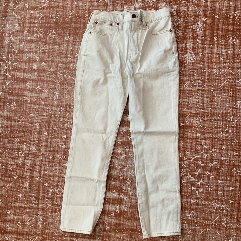 Madewell Cloud Lining Ecru Perfect Vintage jeans